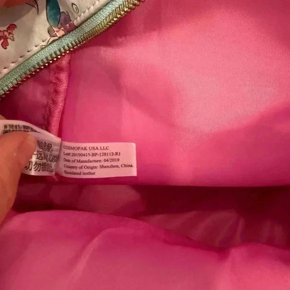 COPY - Disney parks the Little Mermaid Ariel Flounder Mini Backpack 2019 - Picture 7 of 7